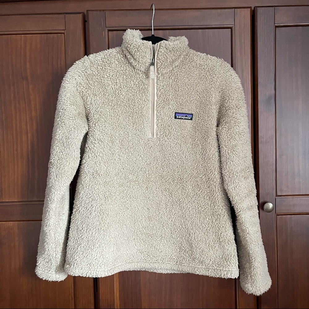 Patagonia Los Gatos 1/4 zip in Khaki Size S